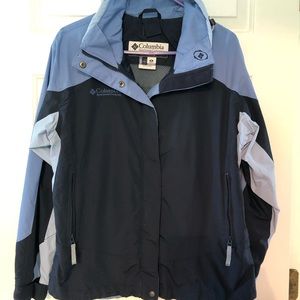 Columbia woman’s jacket/rain coat. Winter jacket if lined.